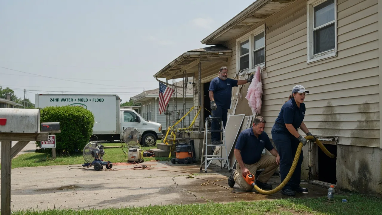 Water Damage Repair in Ninnekah, OK near me